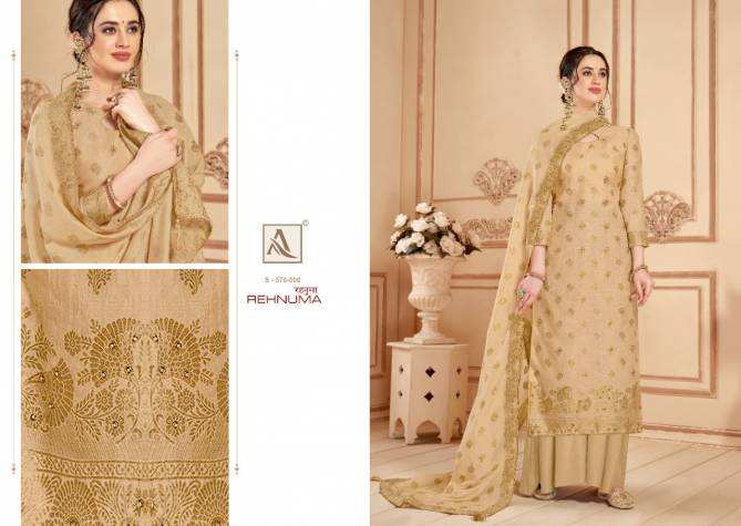 Alok Rehnuma Latest Fancy Designer Exclusive Pure Cotton With Embroidery Work Dress Material Collection 